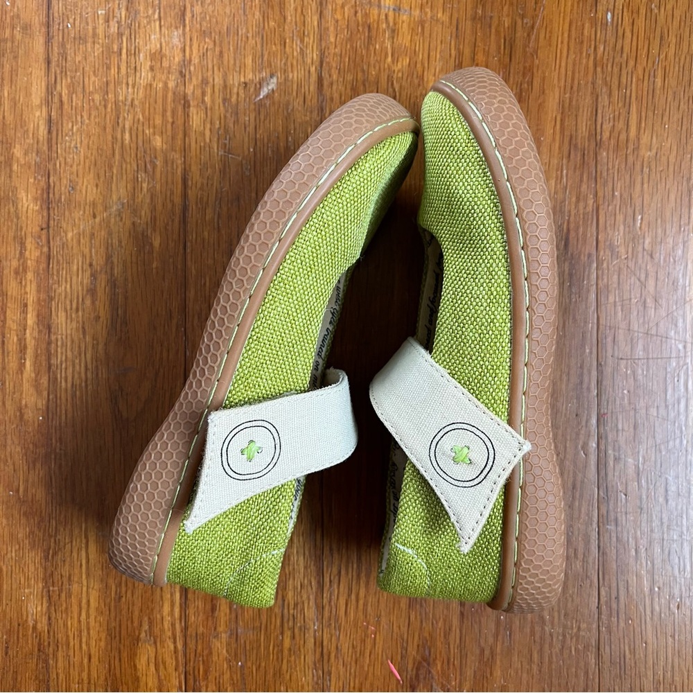 Livie & Luca Green Canvas Mary Jane Shoes - Picture 3 of 7